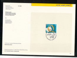 Timbre De Service - Union Postale Universelle - 09 09 2003 - UPU 038 - Storia Postale