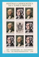 ST428r- S. TOMÉ E PRÍNCIPE 1982- MNH_ GEORGE WASHINGTON - George Washington