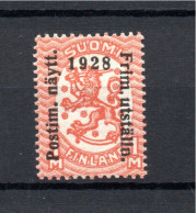 Finland 1928 Old Overprinted Exhibition Stamp (Michel 138) Nice MLH - Nuovi