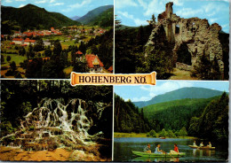 48143 - Niederösterreich - Hohenberg , Ruine , Wasserfall Finsterholz , Hinterbergteich - Gelaufen 1973 - Lilienfeld