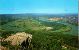 48163 - USA - Chattanooga , Moccasin Bend Seen From Point Lookout , Tennessee - Nicht Gelaufen  - Chattanooga