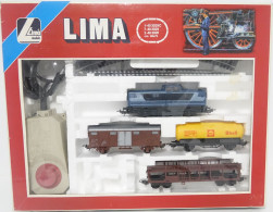 Lima Model Trains - Locomotive + Wagon Train Set Ref. 103401T - ULTRA RARE - HO - *** - Locomotive