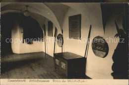 42343024 Lauenstein Erzgebirge Schlossmuseum Raum Der Wehrhaftigkeit Lauenstein - Geising