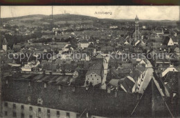 42324306 Amberg Oberpfalz Stadtbild Mit Kirche Amberg Oberpfalz - Amberg