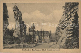 42324238 Ehrenfriedersdorf Erzgebirge Greifenstein Berghaus Kreuzfelsen Felsform - Ehrenfriedersdorf