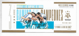 ARGENTINA 2023 BOOKLET ARGENTINA TEAM FOOTBALL CHAMPION WORLD CUP QATAR 2022 - Unused Stamps