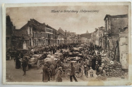 Markt In Ortelsburg, Ostpreußen, Um 1900/10 - Ostpreussen