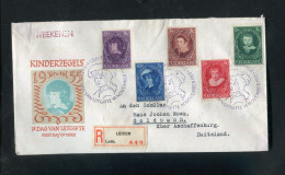 "NIEDERLANDE" 1955, Mi. 667-671 FDC Per Einschreiben Befoerdert (4741) - FDC