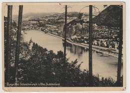 Burgruine Schreckenstein A. Elbe, Sudetenland - Sudeten