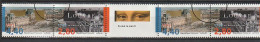 France Bande N° 2852B 2 Diptyques Et Vignette Musée Du Louvre Neufs * * (cachet Rond) - Used Stamps