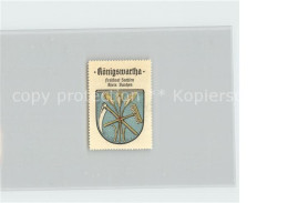 42311184 Koenigswartha Wappen Marke Koenigswartha - Jonsdorf