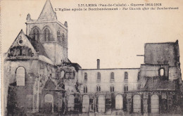 (o) Lillers - L'église Après Le Bombardement - Lillers