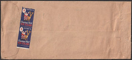 1964 TB SEAL PAIR ON 4d PUARANGI COVER - Cartas & Documentos