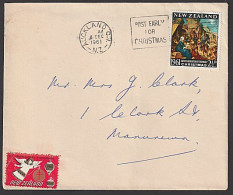 1961 TB SEAL ON CHRISTMAS COVER - Covers & Documents