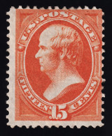 Estados Unidos, 1870-82  Y&T. 46. MH,  15 C. Naranja, - Nuovi