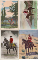 Royal Canadian Mounted Police Constable 4x Old RPC Postcard S - Police - Gendarmerie