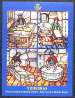 España Spain  2009 Vidrieras Mi BL182  Yv BF174  Edi 4491  Nuevo New MNH ** - Glas & Brandglas