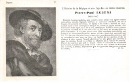 CELEBRITES - Artistes - Peintre Flamand - Pierre-Paul Rubens - Carte Postale Ancienne - Künstler
