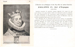 CELEBRITES - Hommes Politiques - Philippe IV, Roi D'Espagne - Carte Postale Ancienne - Artistes