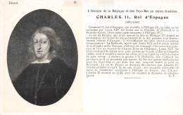 CELEBRITES - Hommes Politiques - Charles II, Roi D'Espagne - Carte Postale Ancienne - Entertainers