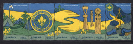 ROMANIA 1997 : SCOUTS, 5 Really Used Stamps - Registered Shipping! - Oblitérés