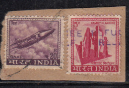 Refugee Relief Used On Piece, India RRT - Liefdadigheid Zegels