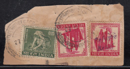 Refugee Relief Used On Piece, India RRT - Wohlfahrtsmarken