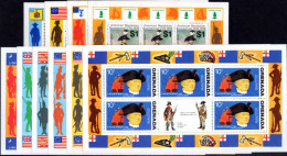 Grenada 1975 Bicentenary Of American Revolution (1st Issue) PERf 13 Sheetlets Unmounted Mint. - Grenade (1974-...)