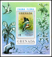 Grenada 1976 Flora And Fauna Souvenir Sheet Unmounted Mint. - Grenade (1974-...)