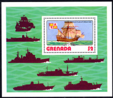 Grenada 1976 Ships Souvenir Sheet Unmounted Mint. - Grenade (1974-...)