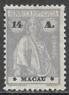 Macao Macau – 1924 Ceres Type 14 Avos Mint Stamp - Nuovi