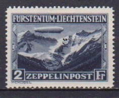 LIECHTENSTEIN 1931   POSTA  AEREA   VIAGGIO DEL DIRIGIBILE GRAF ZEPPELIN  UNIF. 8 MLH VF - Aéreo