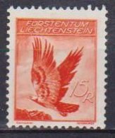 LIECHTENSTEIN 1934-35  POSTA  AEREA   AQUILA  REALE  UNIF. 10   MNH XF - Luchtpostzegels