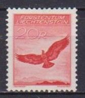 LIECHTENSTEIN 1934-35  POSTA  AEREA   AQUILA  REALE  UNIF.  11  MLH  VF - Aéreo