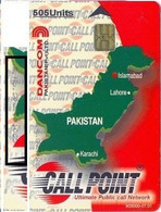 CALL POINT : CP30 505u Map Of Pakistan 300.000-07.01 USED - Pakistán