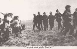 Police Arresting Protestors Violent Rally Rare Policeman Postcard - Police - Gendarmerie