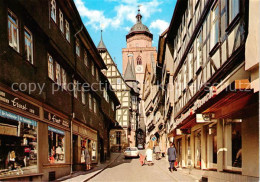 73866175 Alsfeld Obere Fuldagasse Mit Blick Zum Turm Altstadt Fachwerkhaeuser Al - Alsfeld