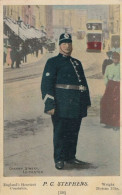 PC Stephens Europe's Heaviest Policeman Leics Bus Rare Postcard - Leicester