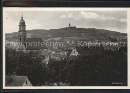 42305446 Amberg Oberpfalz Stadtbild Mit Basilika St Martin Mariahilfberg Wallfah - Amberg