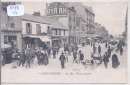 SAINT-NAZAIRE- LA RUE AMIRAL-COURBET- PUB BYRRH AU MUR - Saint Nazaire