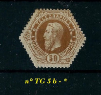 N° TG 5b ( Brun Foncé ) état: * - Timbres Télégraphes [TG]