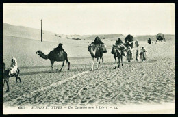 A65  ALGERIE CPA  SCENES ET TYPES - UNE CARAVANE DANS LE DESERT - Colecciones Y Lotes