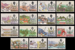 St. Helena 1968 - Mi-Nr. 196-210 ** - MNH - Freimarken / Definitives - Saint Helena Island