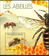 Burundi 2012 Insect Bees, Western Bees, Italian Bees，MS MNH - Nuovi