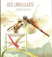 Burundi 2012 Insect Africa Dragonfly Scarlet Dragonfly，MS MNH - Unused Stamps