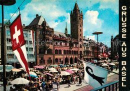 13067203 Basel BS Marktplatz Mit Rathaus Basel BS - Altri & Non Classificati