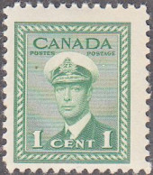 CANADA  SCOTT NO 249    MINT HINGED    YEAR  1942 - Unused Stamps