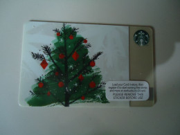 UNITED KINGDOM    CARDS CAFE  STARBUCKS TREE - Other & Unclassified