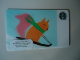 UNITED KINGDOM    CARDS CAFE  STARBUCKS ANIMALS - Otros & Sin Clasificación