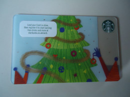 UNITED KINGDOM    CARDS CAFE  STARBUCKS TREE - Autres & Non Classés